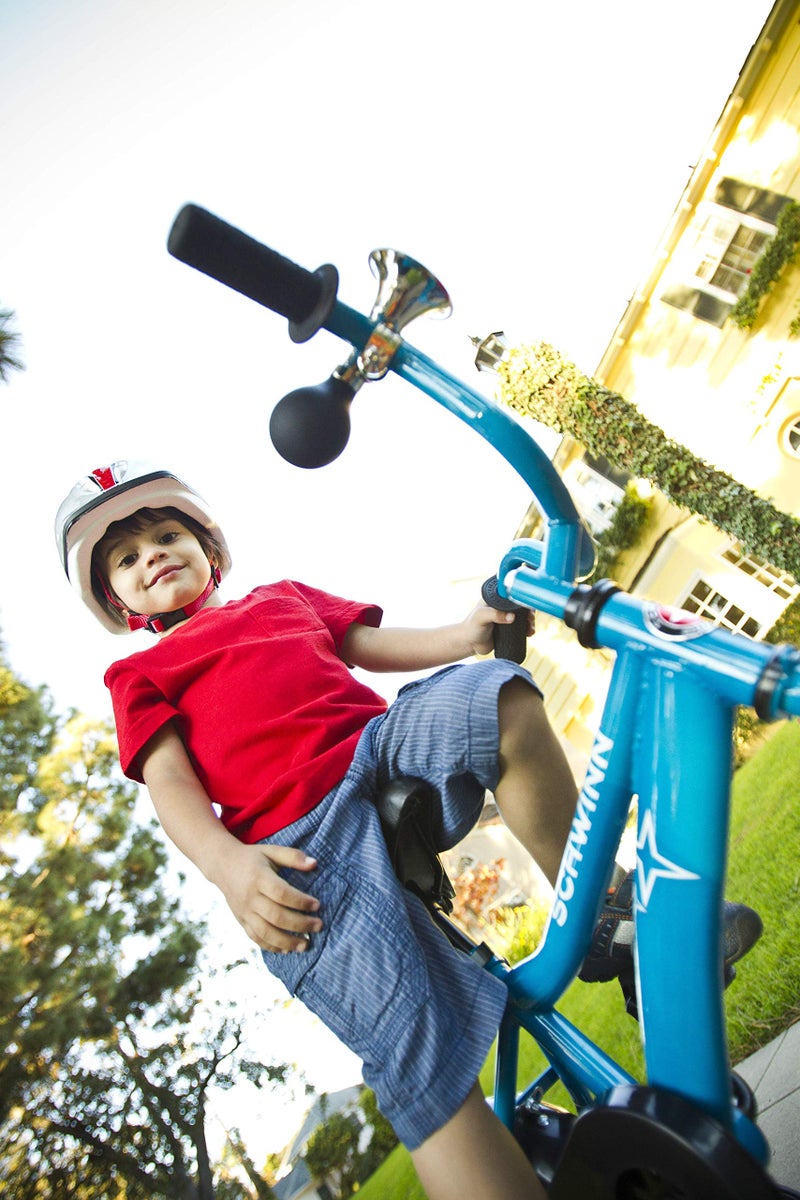 SCHWINN بوق دراجة شوين الكلاسيكي، كروم وأسود، تصميم عتيق، صوت عالٍ، تركيب سهل، يناسب معظم المقابض، فولاذ مقاوم للصدأ مقاوم للعوامل الجوية، بوق ريترو للدراجة - Image 3